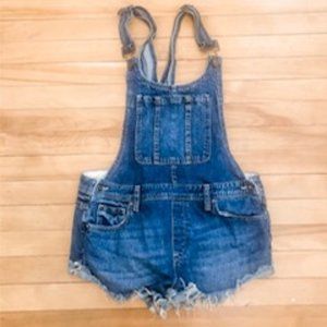 Free People overall shorts size 28 - like new